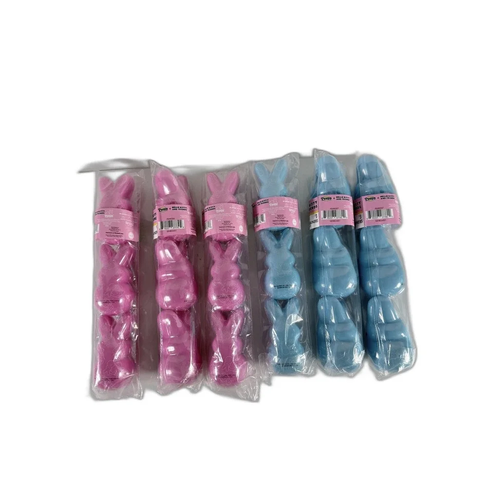 Peeps x Hello Kitty Friends Easter Treat Containers Lot of 6 3-Packs‎ 18 Total